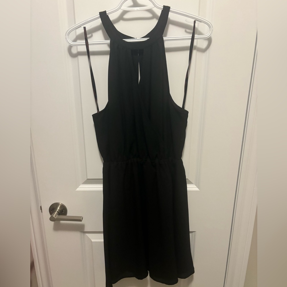 Guess halter black dress